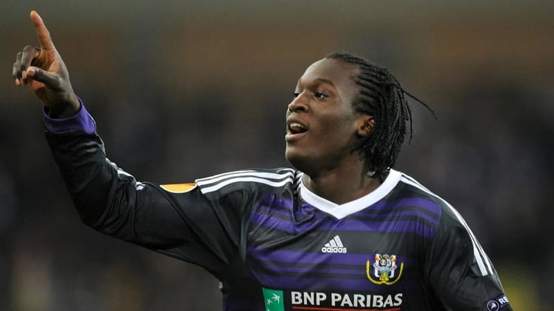 Cầu thủ Romelu Lukaku trong màu áo Anderlecht