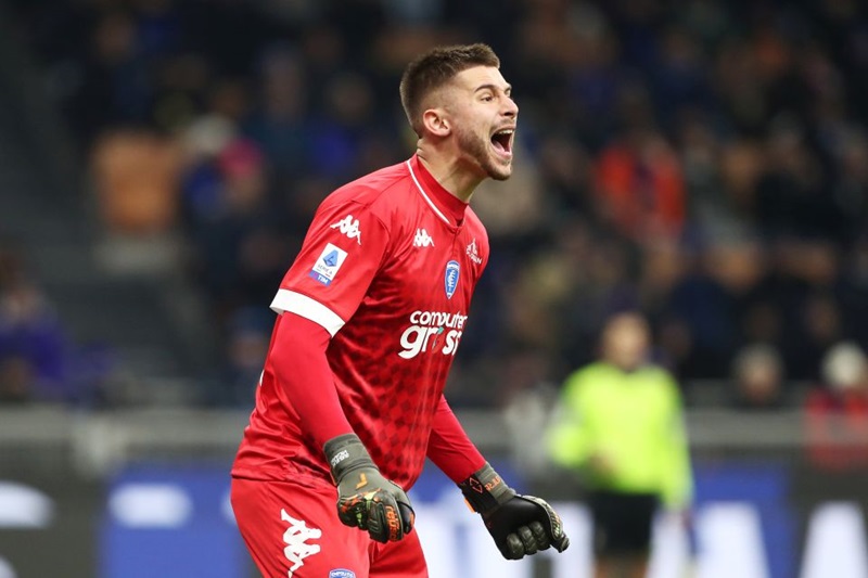 Guglielmo Vicario thi đấu tại CLB Empoli