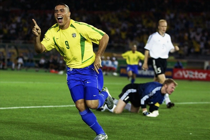 Hình ảnh của Ronaldo Nazário trên sân cỏ