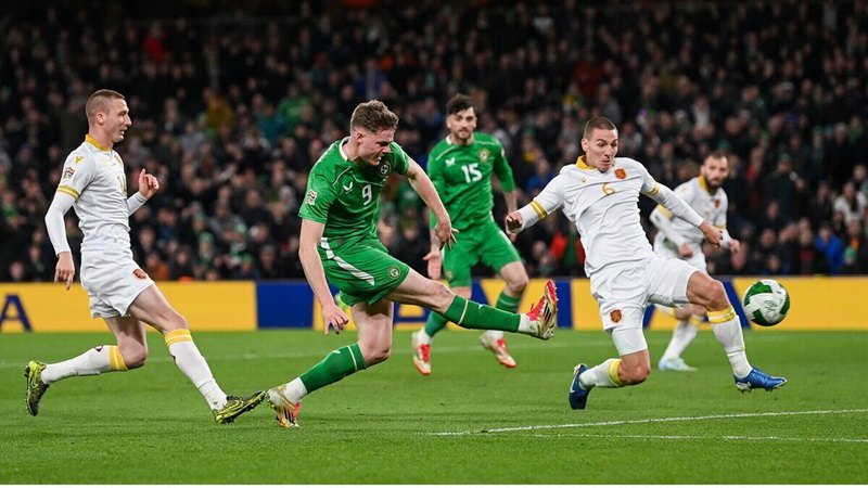 Khoảnh khắc cống hiến của chân sút người Ireland trong màu áo tuyển quốc gia