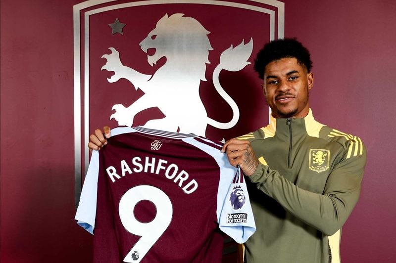Năm 2025, Rashford gia nhập Aston Villa dưới dạng cho mượn