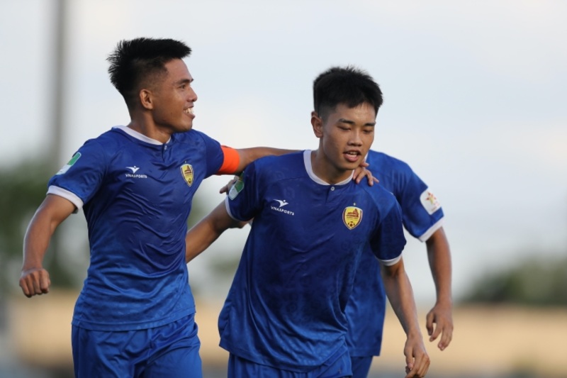 Quảng Nam FC ăn mừng chiến thắng