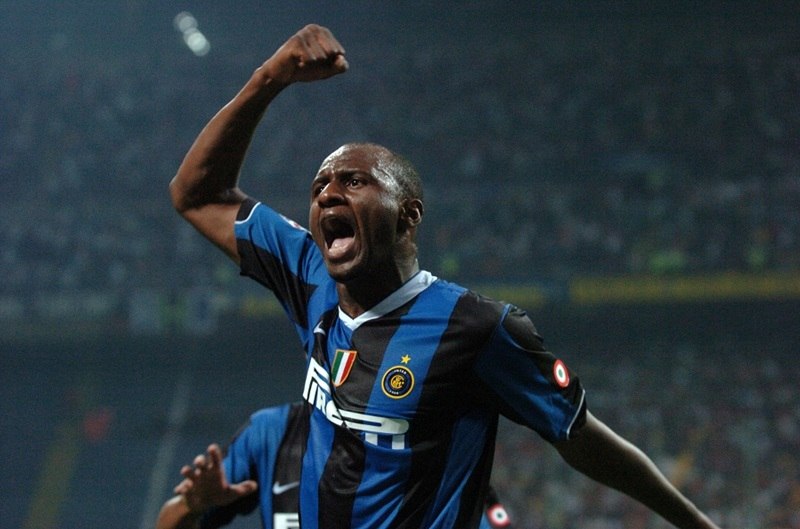 Vieira khi còn thi đấu tại Inter Milan