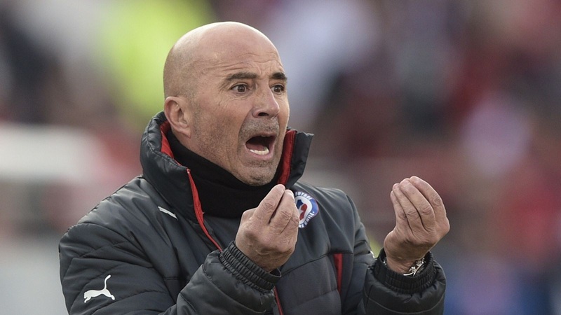 Jorge Sampaoli trong vai trò HLV trưởng của Chile