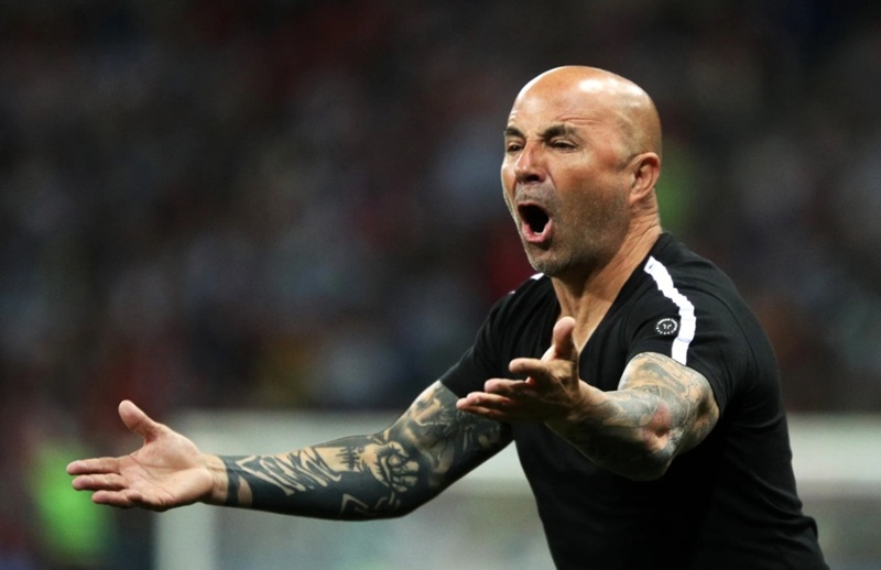 Khoảnh khắc chỉ đạo quyết liệt trên sân của Jorge Sampaoli