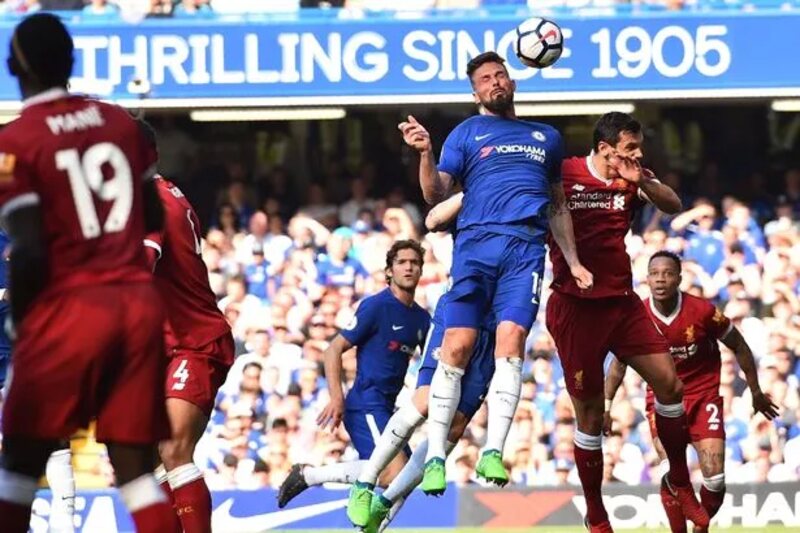 Olivier Giroud trong một trận đấu