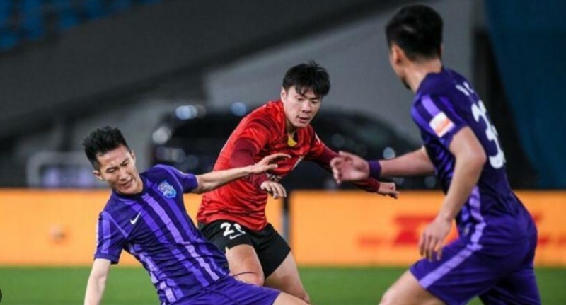Tianjin Jinmen Tiger trong trận đấu lớn