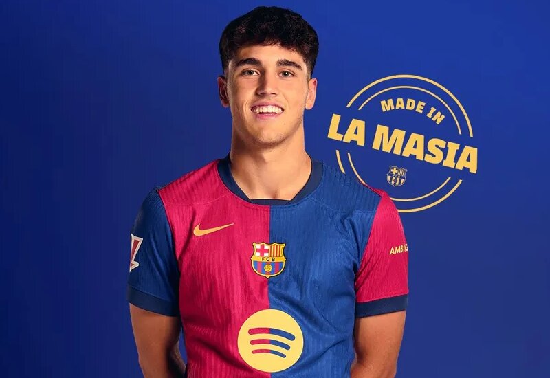 Pau Cubarsí gia nhập học viện La Masia khi còn là một cầu thủ U12